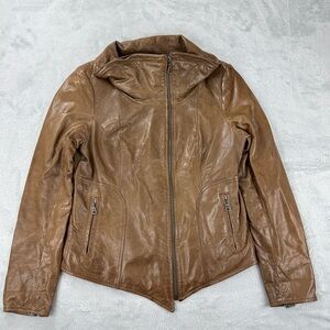 Danier Tan Leather Jacket